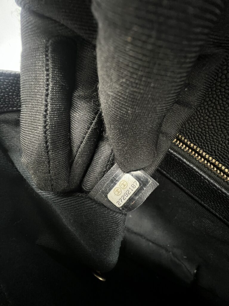 Chanel Flap Top Handle Caviar Black GHW