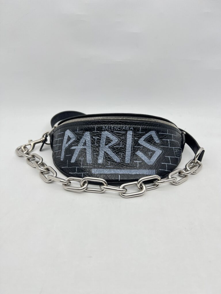 Balenciaga Bumbag Black Grafity SHW