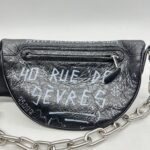 Balenciaga Bumbag Black Grafity SHW