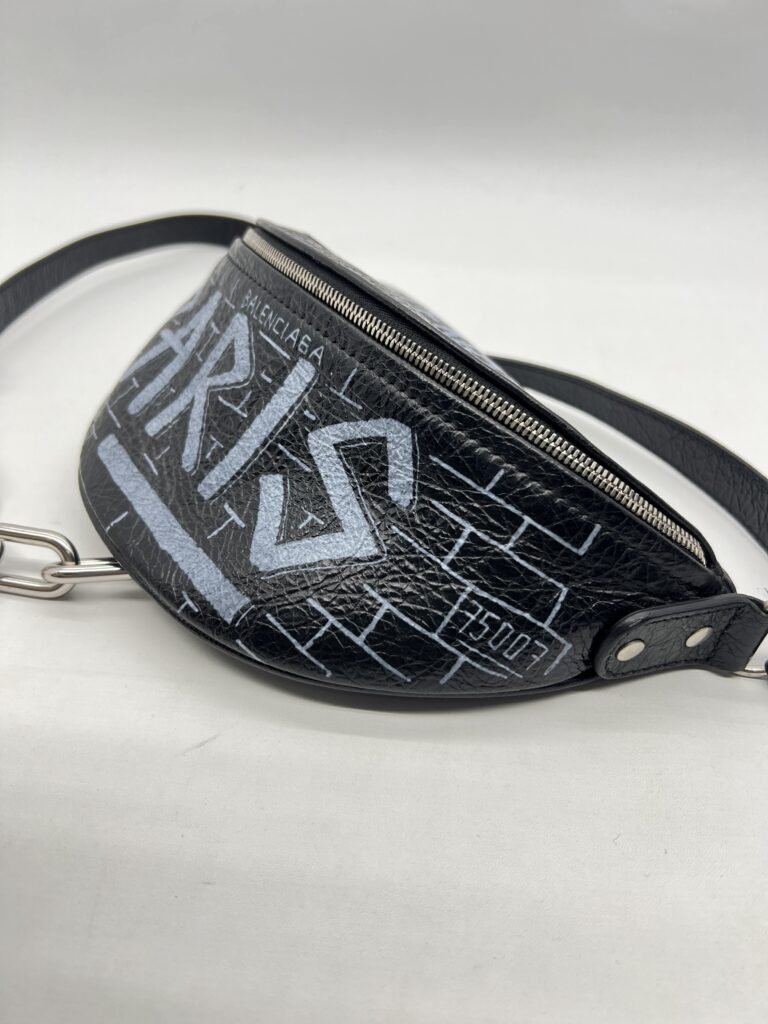Balenciaga Bumbag Black Grafity SHW