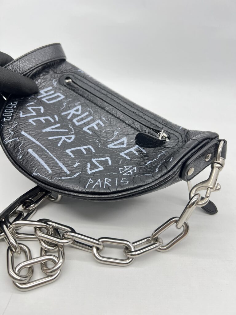 Balenciaga Bumbag Black Grafity SHW