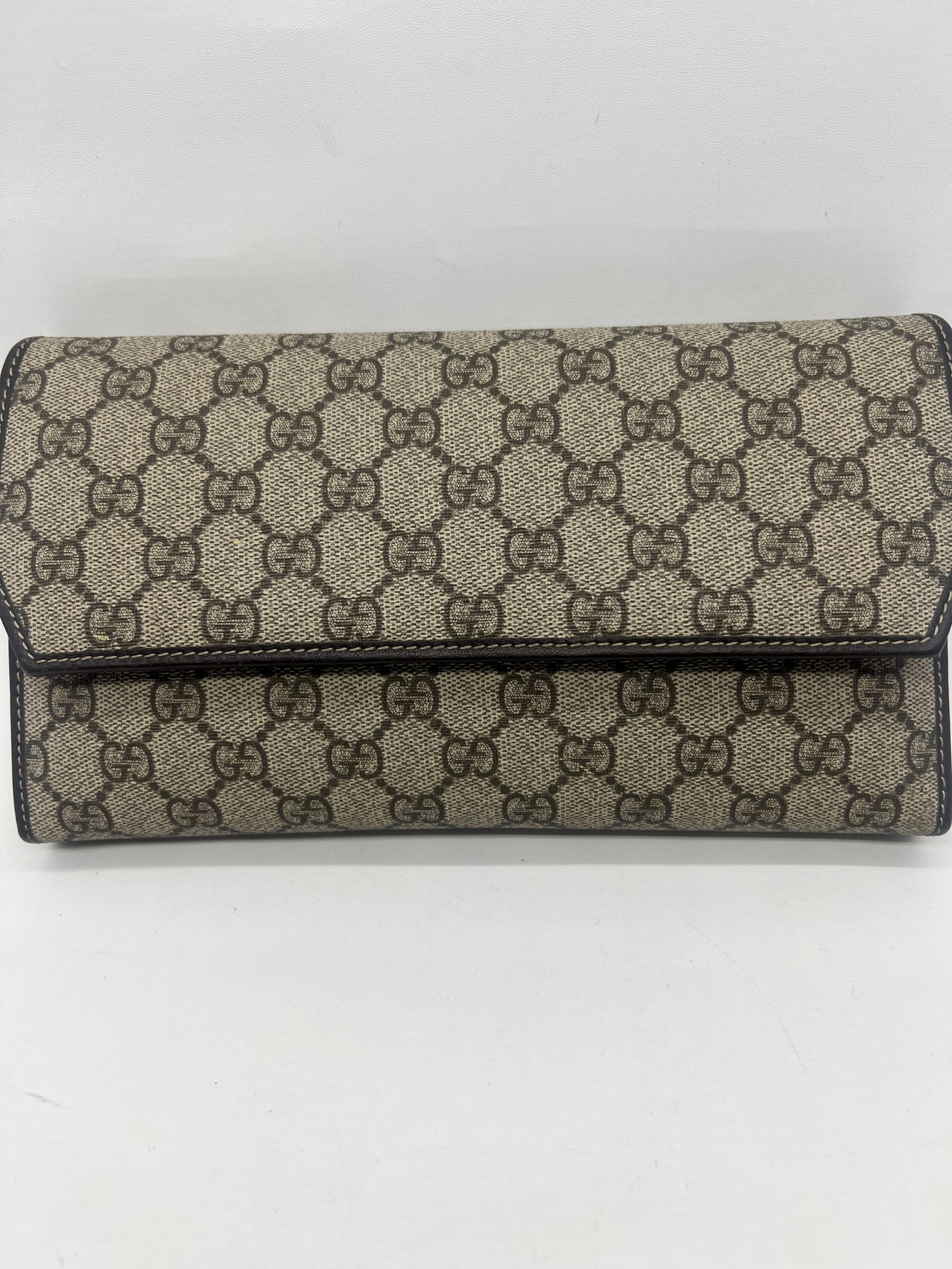 Gucci Clutch GG Supreme Brown