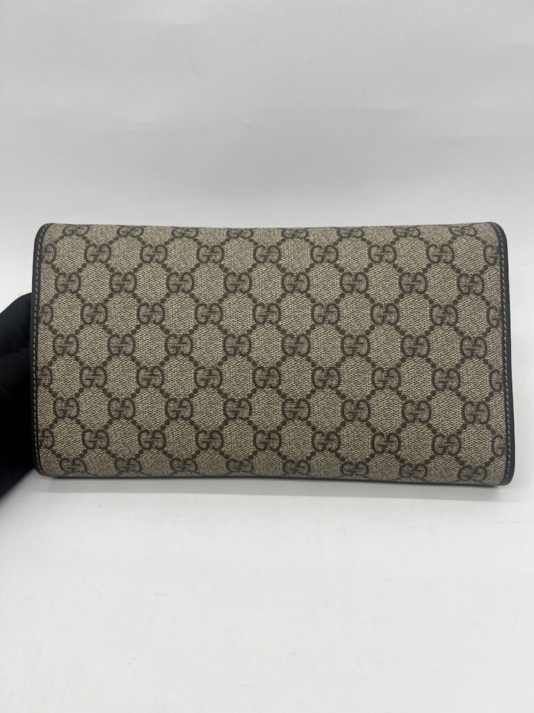 Gucci Clutch GG Supreme Brown