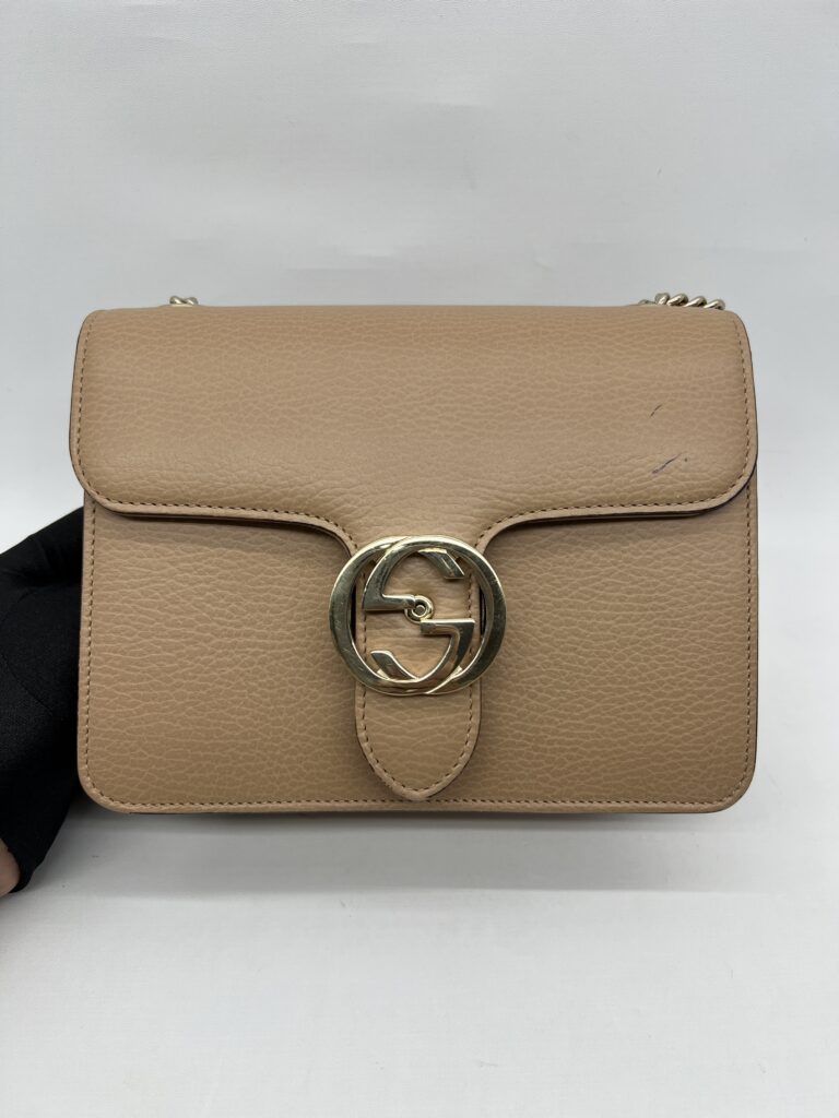 Gucci GG Interlocking Beige GHW