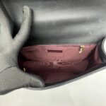 Chanel Boy 28 Chevron Black GHW