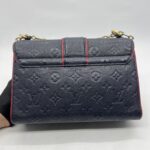 Louis Vuitton ST Sulpice PM Monogram Empreinte Marine Rouge GHW