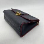 Louis Vuitton ST Sulpice PM Monogram Empreinte Marine Rouge GHW