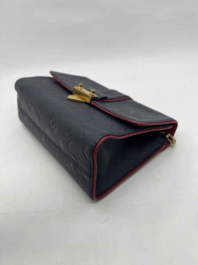 Louis Vuitton ST Sulpice PM Monogram Empreinte Marine Rouge GHW