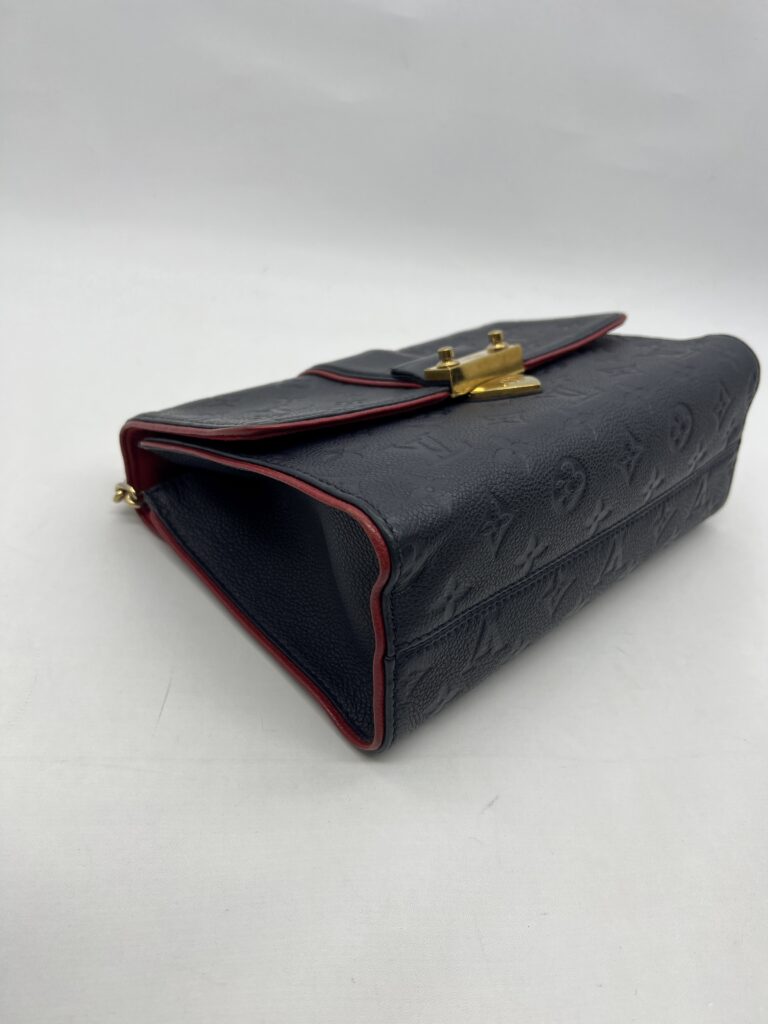 Louis Vuitton ST Sulpice PM Monogram Empreinte Marine Rouge GHW