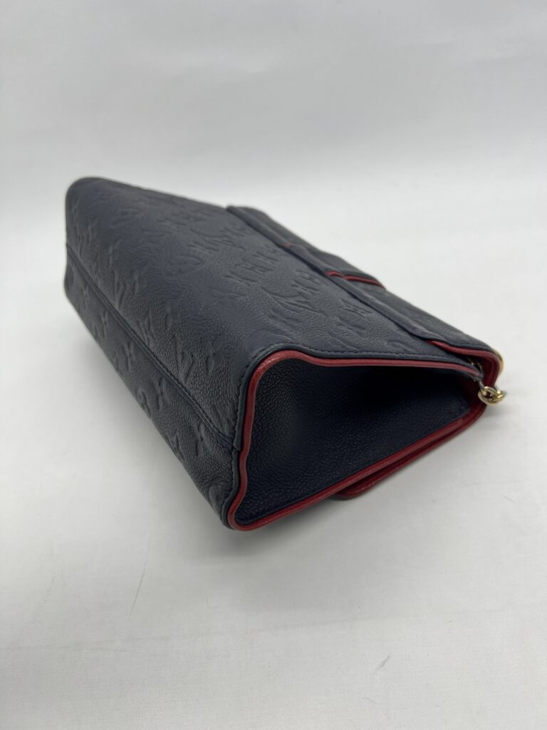 Louis Vuitton ST Sulpice PM Monogram Empreinte Marine Rouge GHW