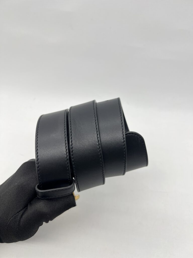 Gucci Belt Marmont GG 3 cm Black GHW