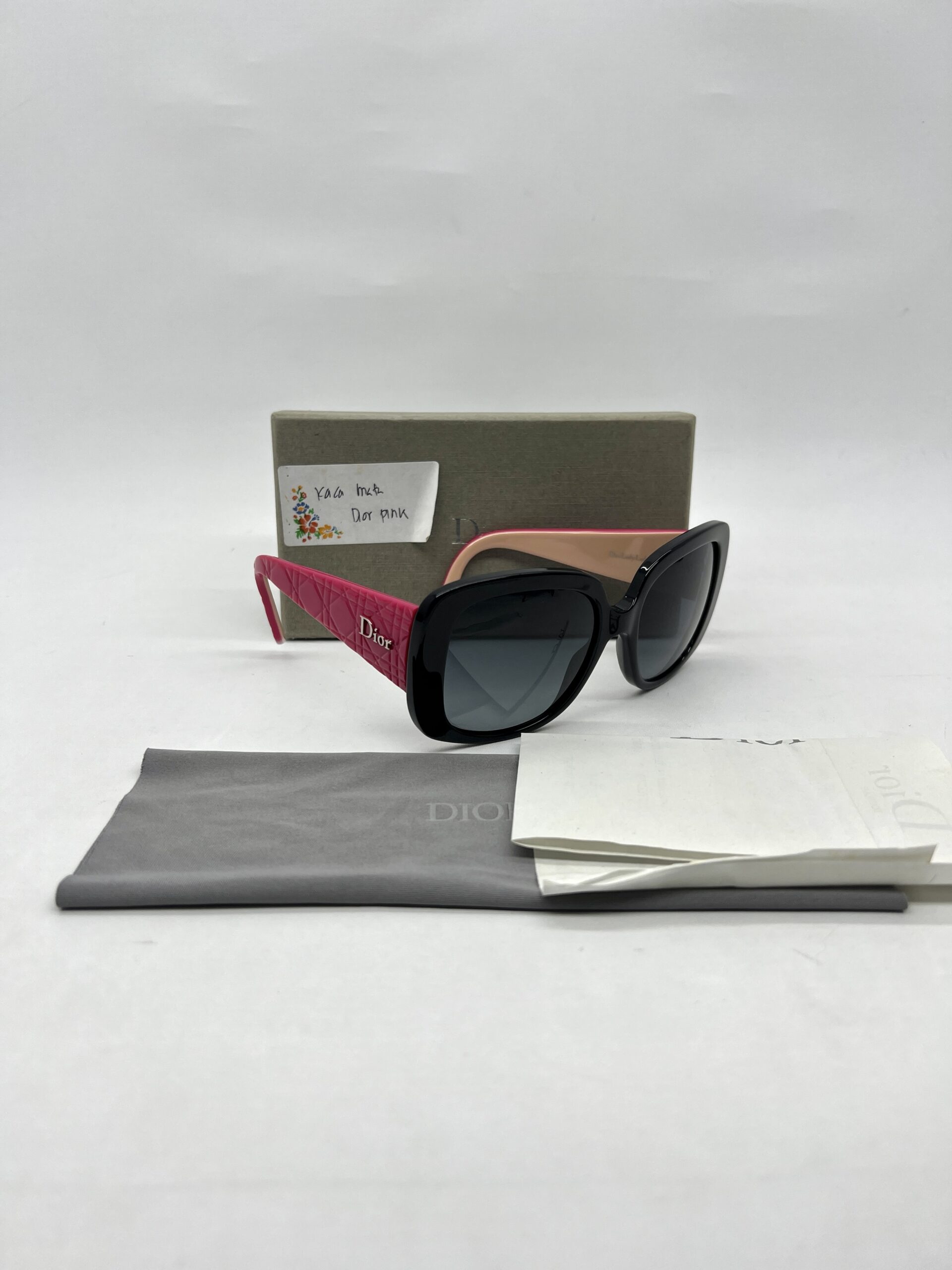 Dior Lady Lady 1D Sunglasses Hot Pink Black