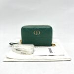 Dior Detachable Caro Zip Card Green GHW