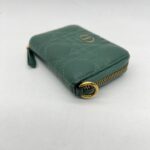 Dior Detachable Caro Zip Card Green GHW
