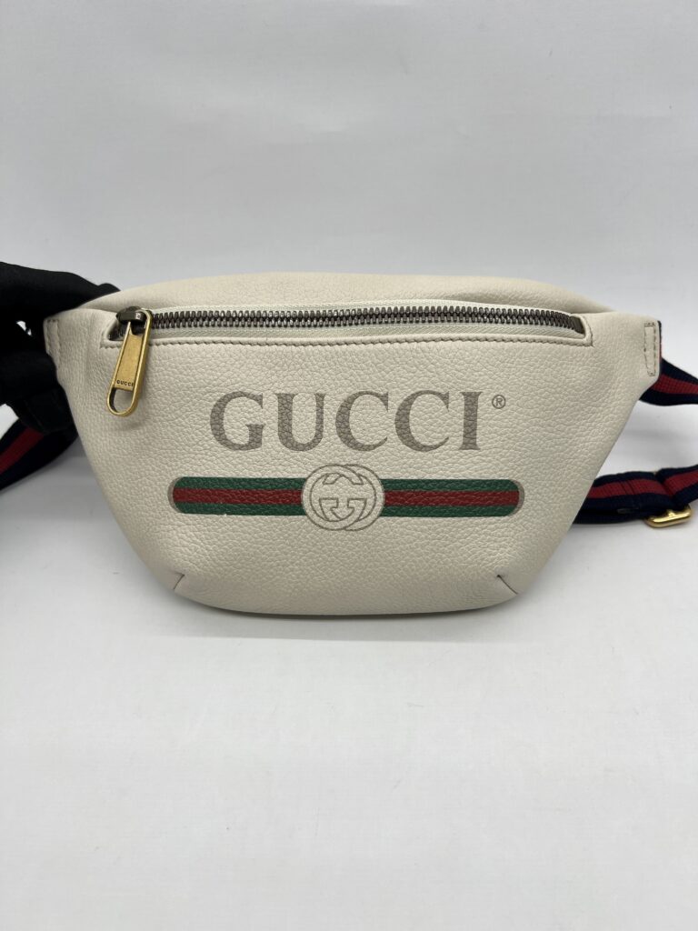 Gucci Bumbag Capitan White Logo GHW