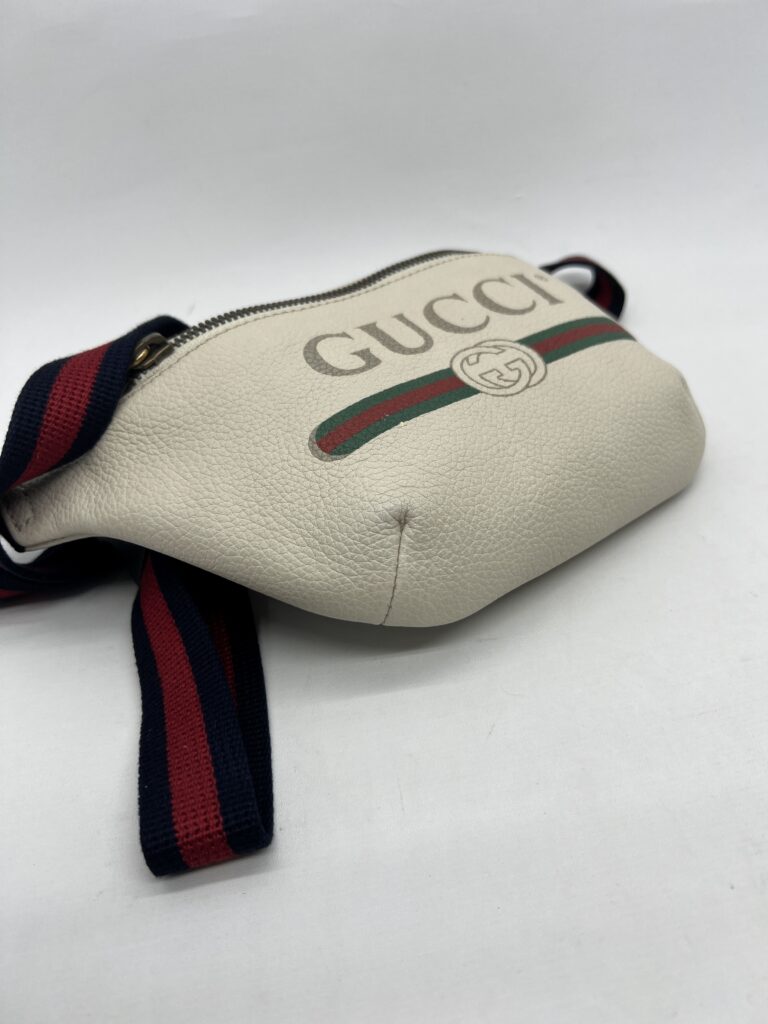 Gucci Bumbag Capitan White Logo GHW