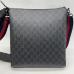Gucci Courrier Messenger Zip GG Supreme Black SHW