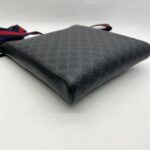 Gucci Courrier Messenger Zip GG Supreme Black SHW