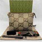 Gucci GG Messenger GG Canvas Dark Brown GHW
