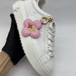 Louis Vuitton Time Out Sneakers White Pink Charm
