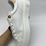 Louis Vuitton Time Out Sneakers White Pink Charm