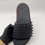 Christian Louboutin Take It Easy Sandal Rubber Black Red
