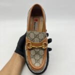 Gucci Loafer Horsebit Supreme Canvas Brown