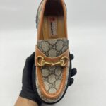 Gucci Loafer Horsebit Supreme Canvas Brown