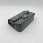 Chanel Mini Rectangel Classic Lambskin Grey GHW