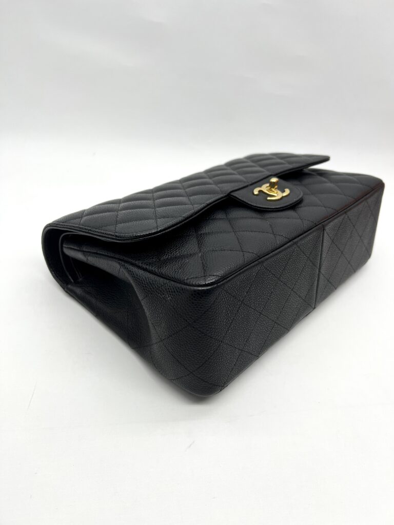 Chanel Jumbo Classic D Flap Caviar Black GHW