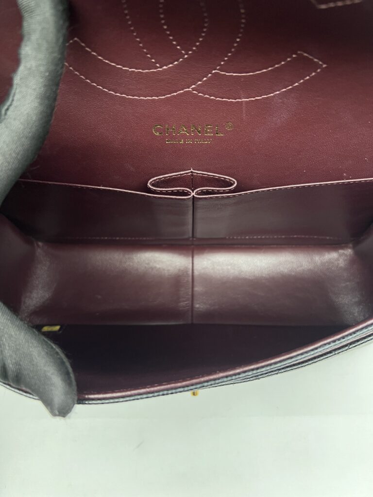 Chanel Jumbo Classic D Flap Caviar Black GHW