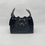 Chanel C25 Small Caviar Black GHW