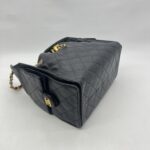 Chanel C25 Small Caviar Black GHW
