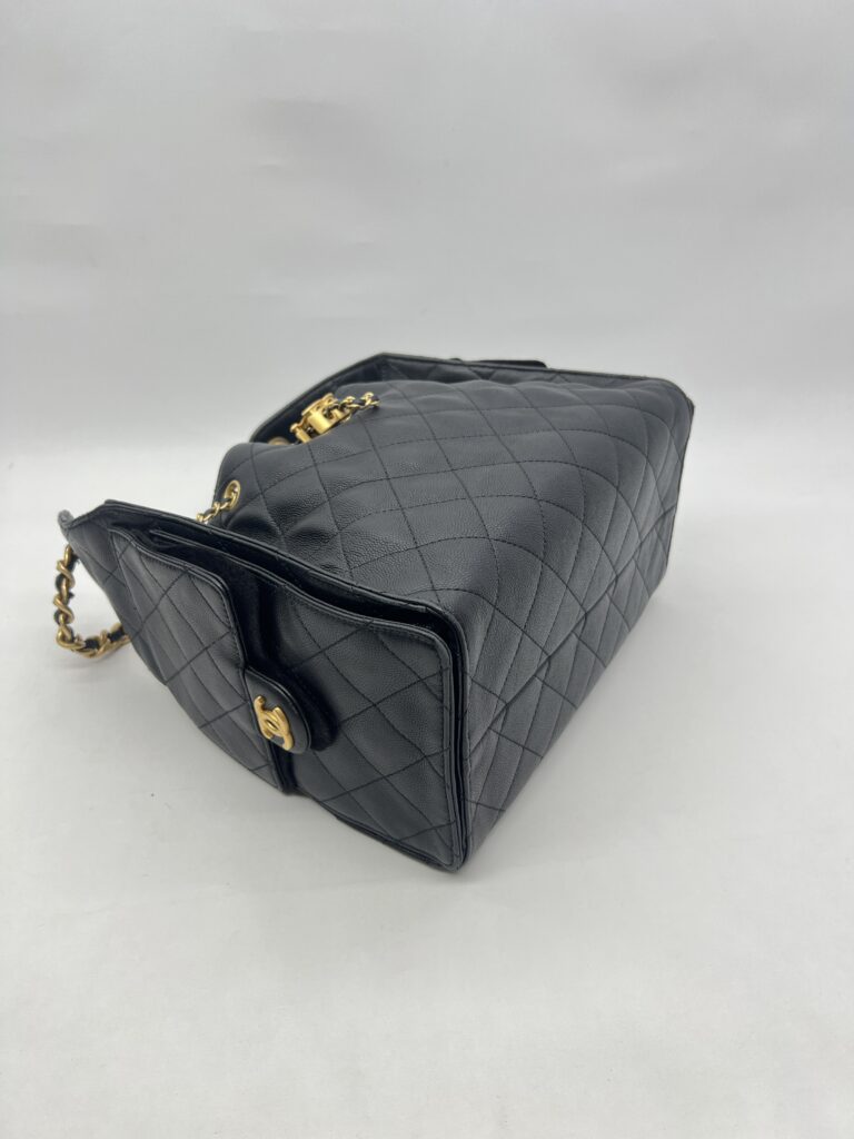 Chanel C25 Small Caviar Black GHW