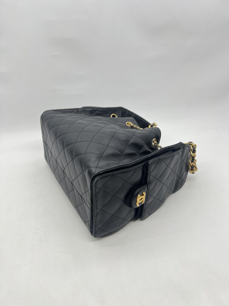 Chanel C25 Small Caviar Black GHW
