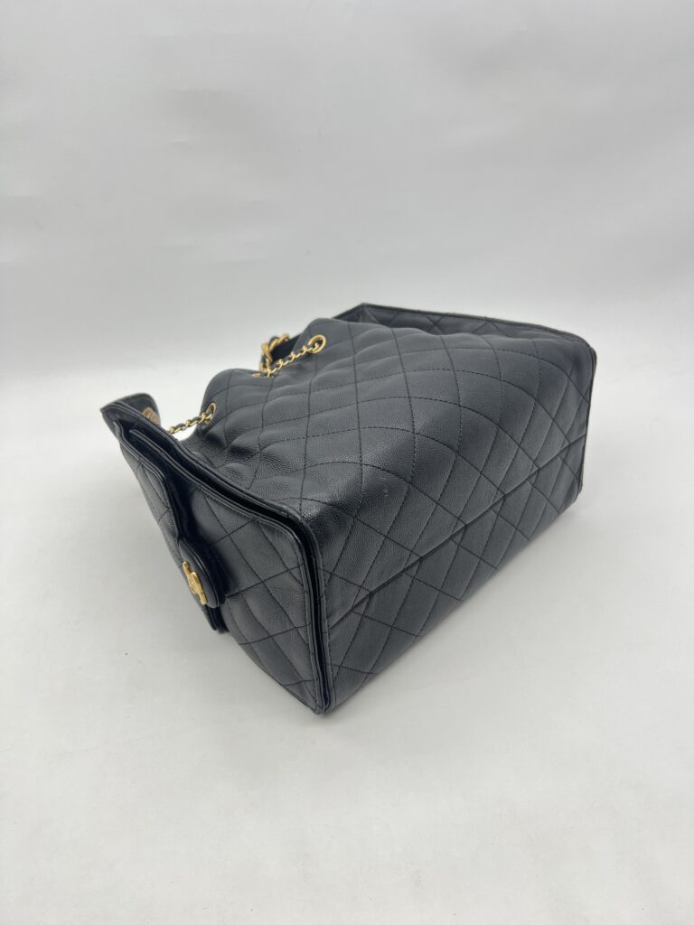 Chanel C25 Small Caviar Black GHW