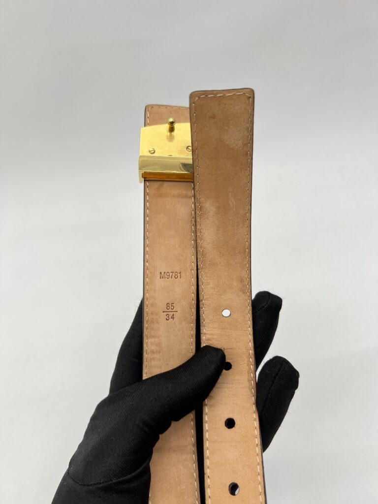 Louis Vuitton Initiales Belt Monogram GHW