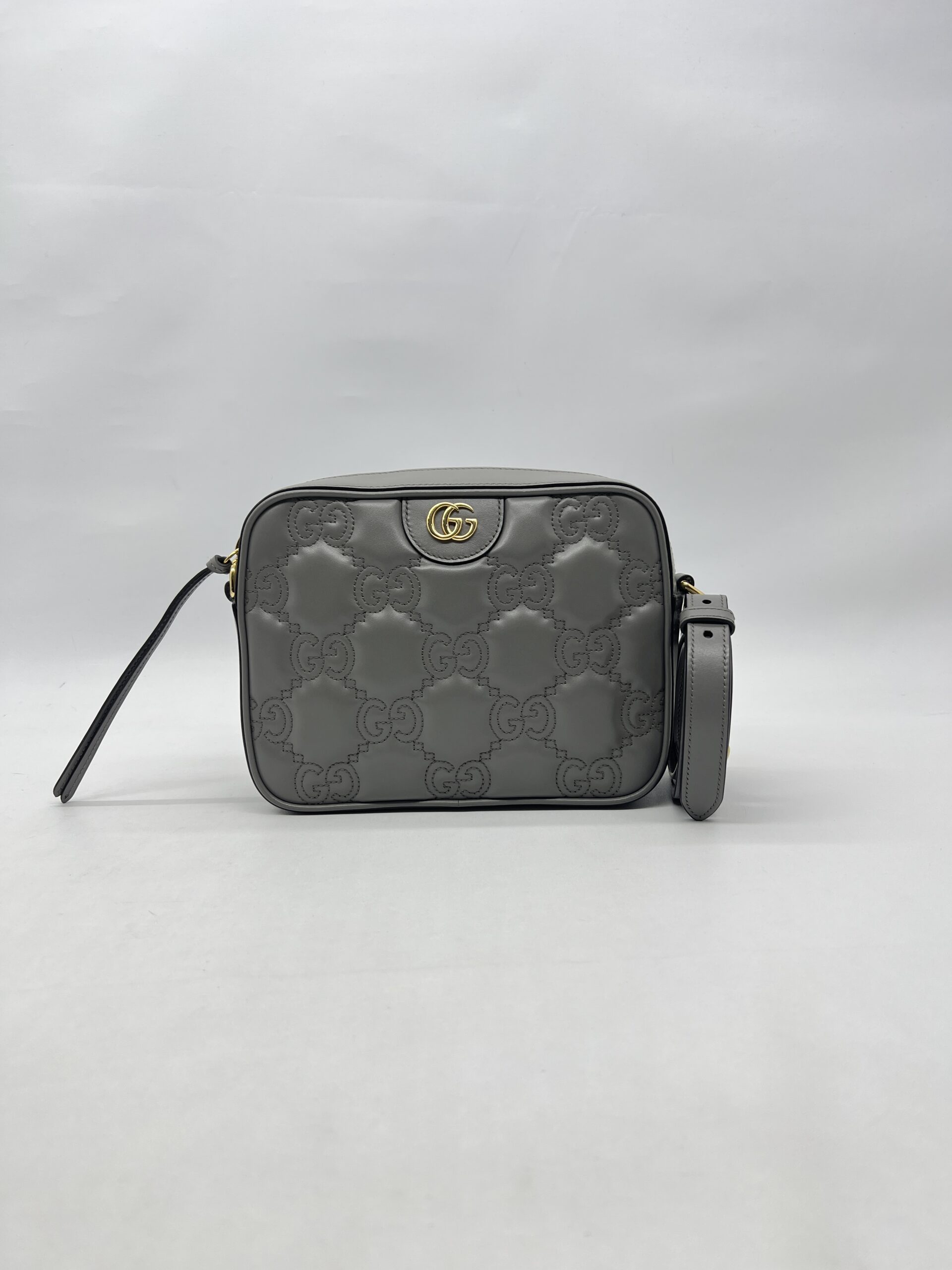 Gucci GG Matelasse Small Grey GHW