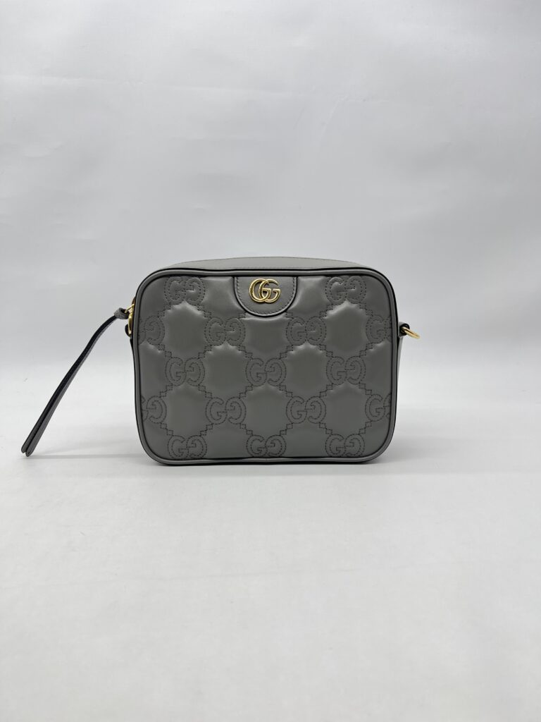 Gucci GG Matelasse Small Grey GHW