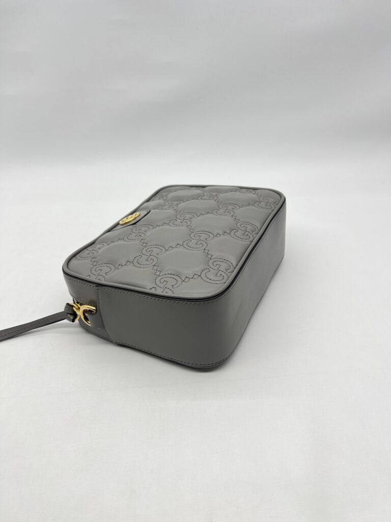 Gucci GG Matelasse Small Grey GHW