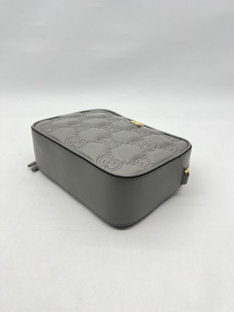 Gucci GG Matelasse Small Grey GHW