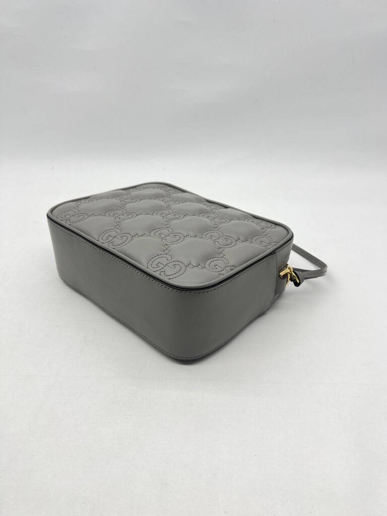 Gucci GG Matelasse Small Grey GHW