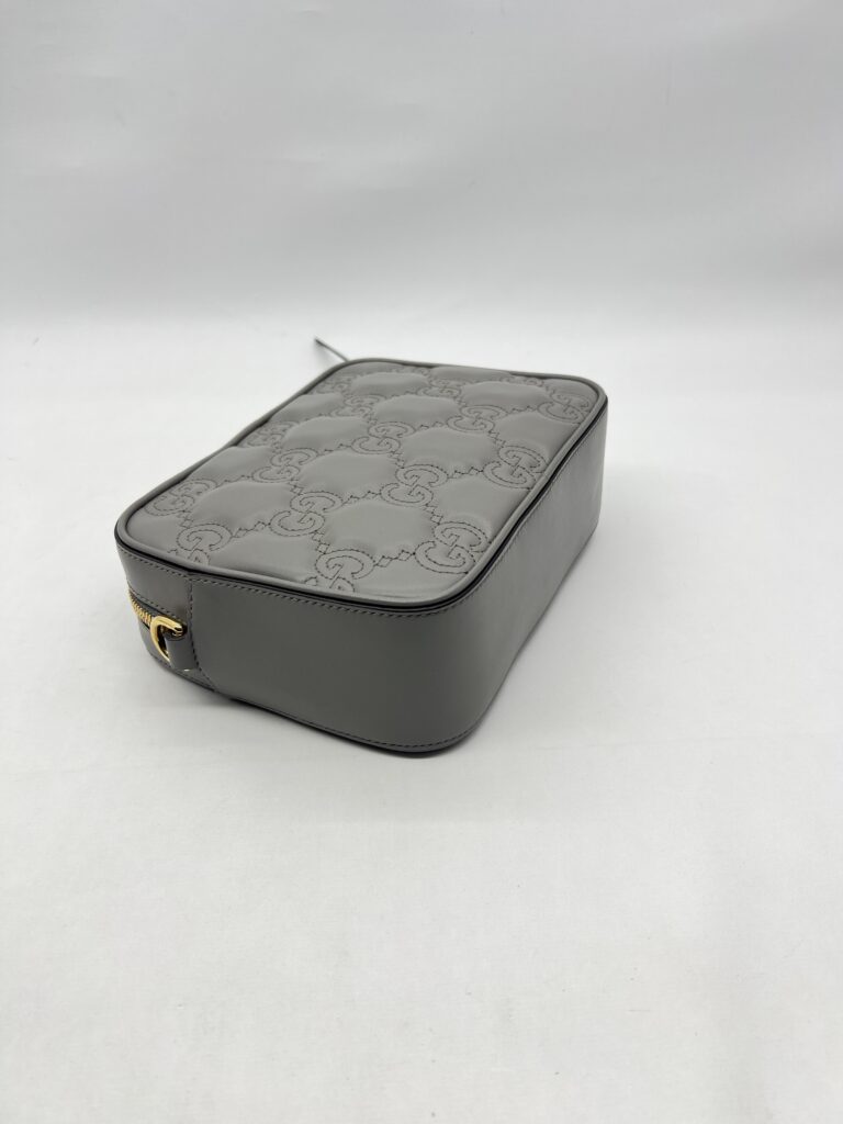 Gucci GG Matelasse Small Grey GHW