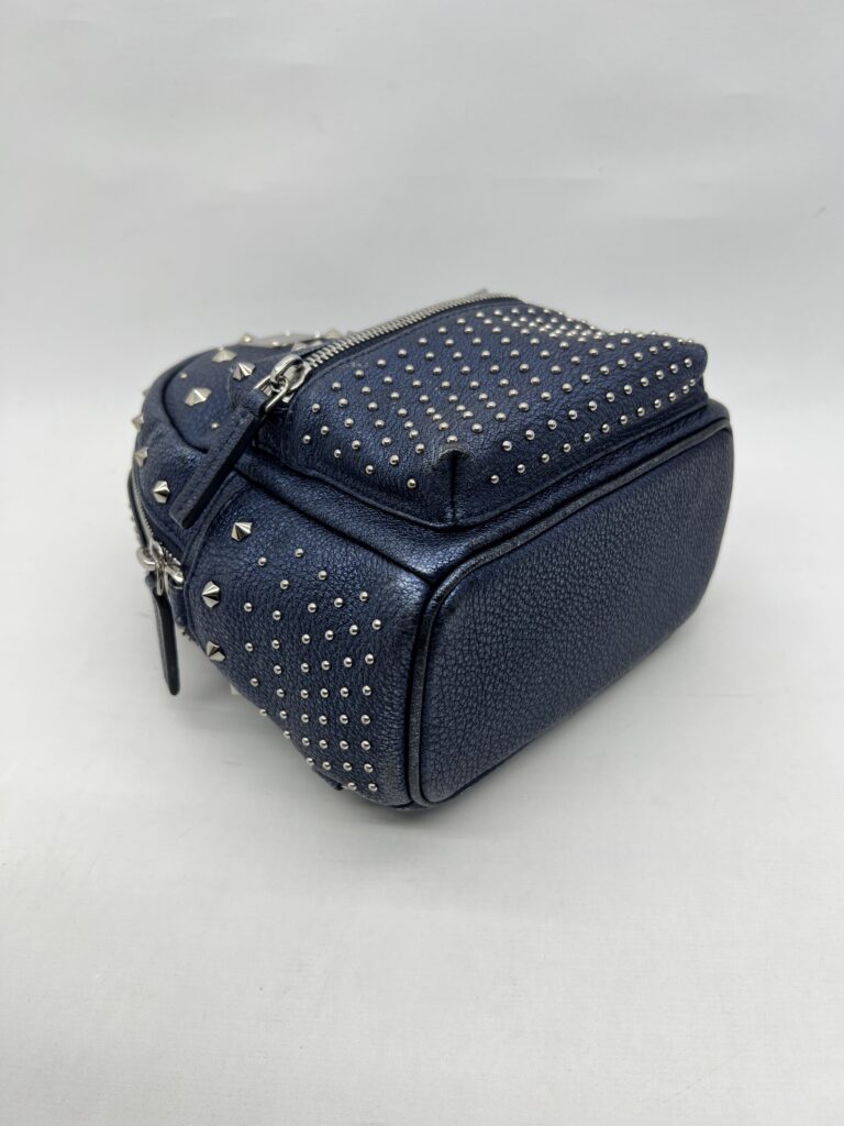 MCM Bebeboo Mini Leather Blue Metallic Crystal
