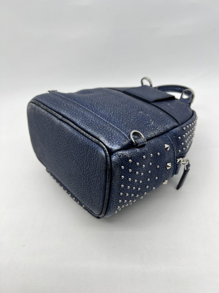 MCM Bebeboo Mini Leather Blue Metallic Crystal