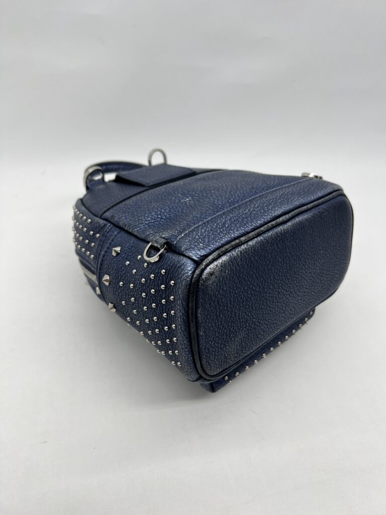 MCM Bebeboo Mini Leather Blue Metallic Crystal