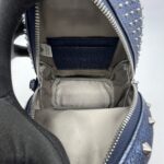 MCM Bebeboo Mini Leather Blue Metallic Crystal