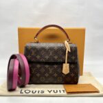 Louis Vuitton Cluny BB Monogram Bordeaux Fuchsia GHW