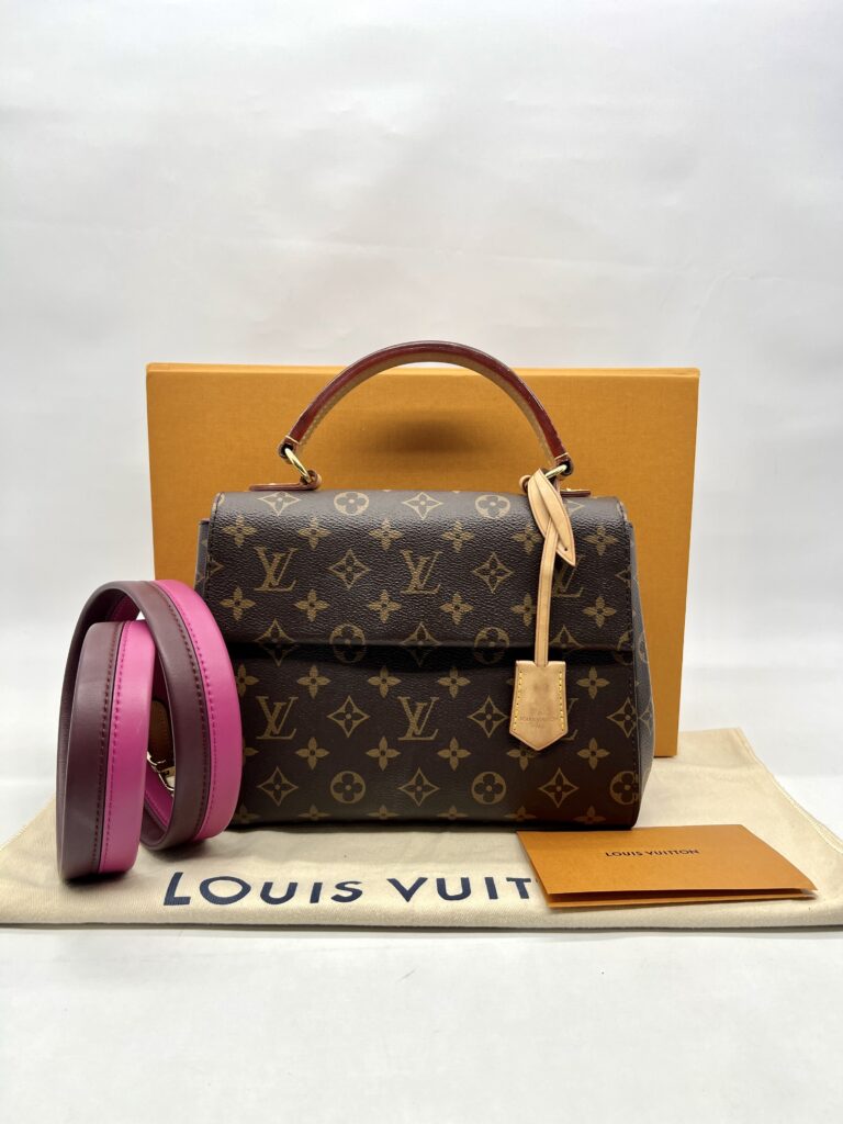 Louis Vuitton Cluny BB Monogram Bordeaux Fuchsia GHW