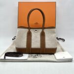 Hermes Neo Garden 23 Negonda Ecru Beige Gold PHW